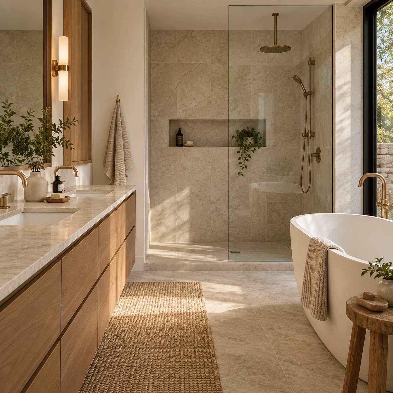 Coordinated whole-home bathroom specification