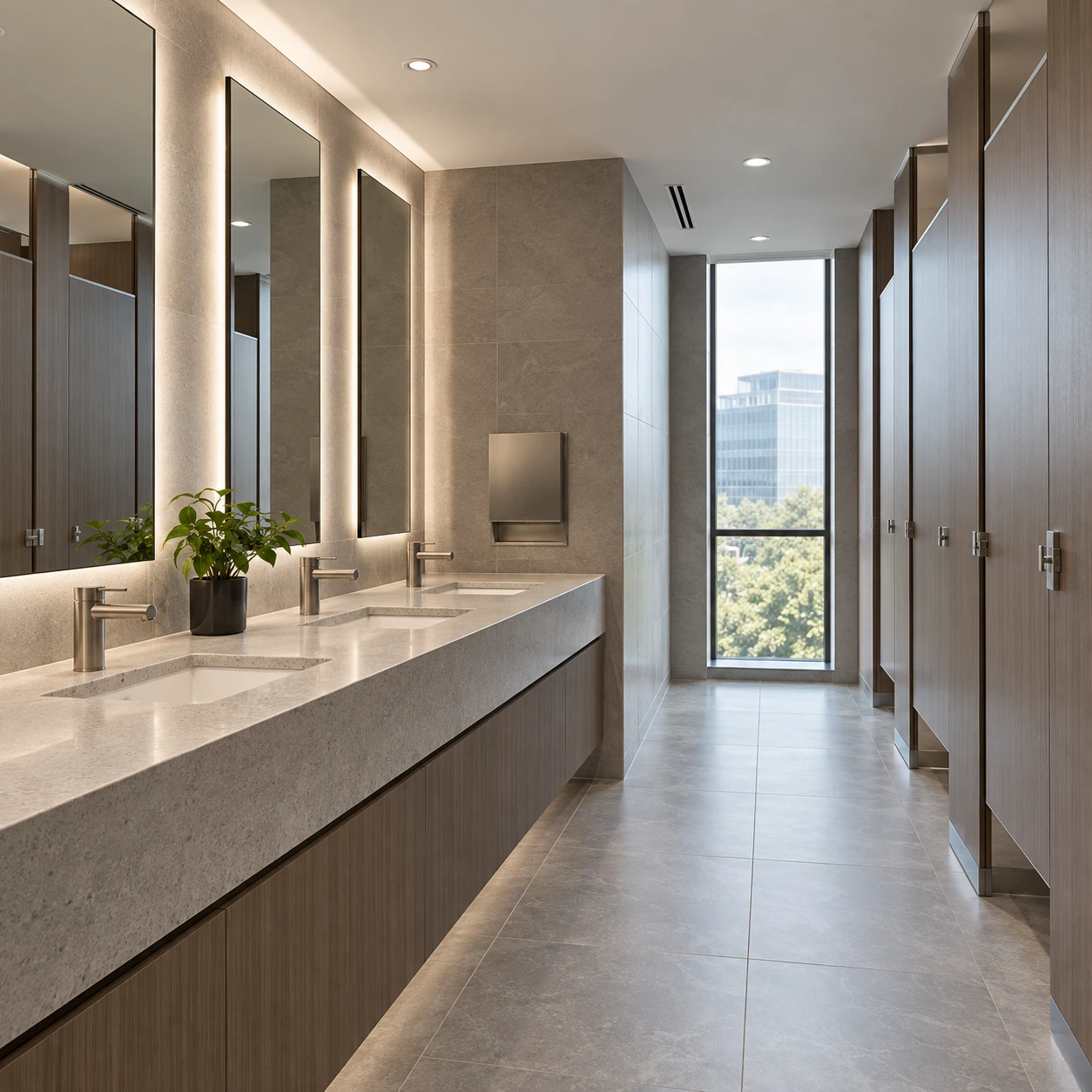 Workplace bathroom package optimisation